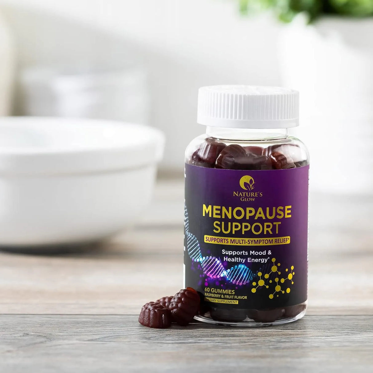 NATURE'S GLOW - Nature's Glow Menopause Support Gummies 60 Gomitas - The Red Vitamin MX - Suplementos Alimenticios - {{ shop.shopifyCountryName }}