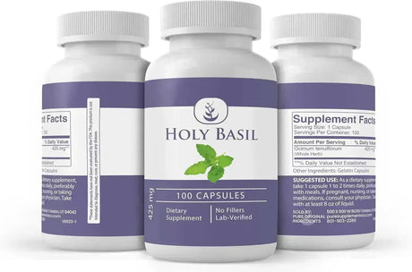 PURE ORIGINAL INGREDIENTS - Pure Original Ingredients Holy Basil 100 Capsulas - The Red Vitamin MX - Suplementos Alimenticios - {{ shop.shopifyCountryName }}