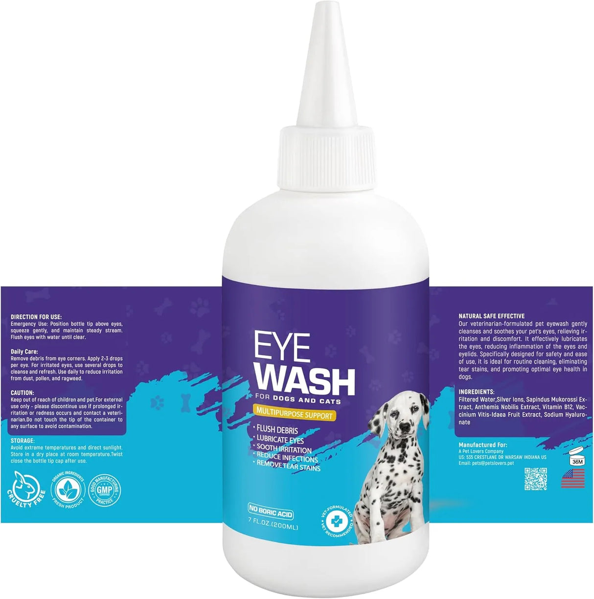 SPANIELBUNS - Spanielbuns Dog Eye Drops 200Ml. - The Red Vitamin MX - Cuidado De Los Ojos De Los Perros - {{ shop.shopifyCountryName }}