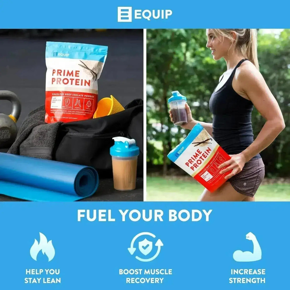 EQUIP FOODS - Equip Foods Prime Protein Powder Grass Fed Beef Protein Isolate Vanilla 758Gr. - The Red Vitamin MX - Suplementos Alimenticios - {{ shop.shopifyCountryName }}