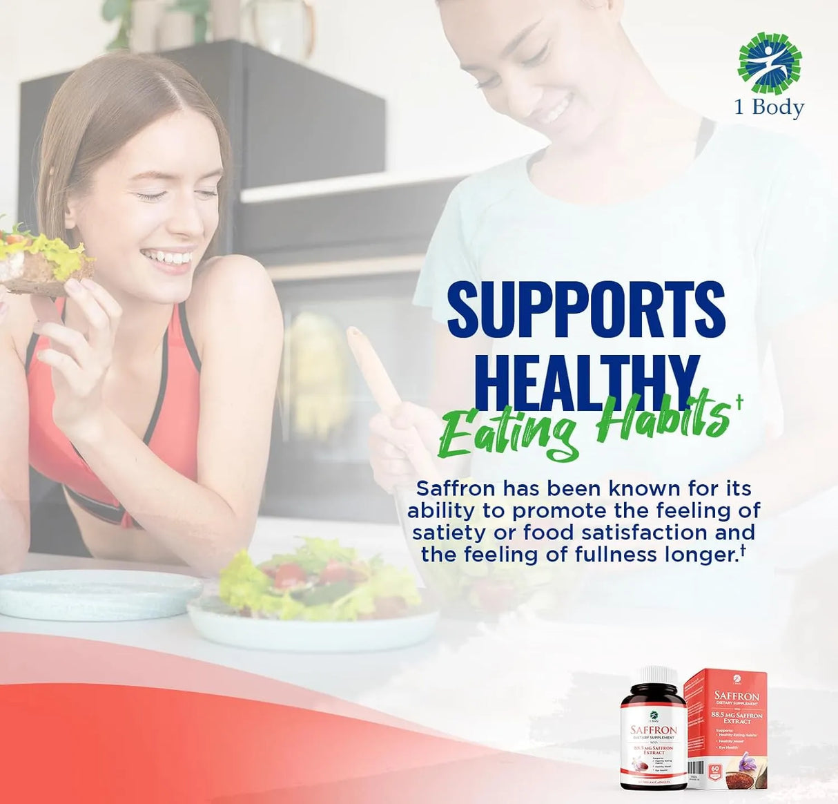 1 BODY - 1 Body Saffron Extract 88.5Mg. 60 Capsulas - The Red Vitamin MX - Suplementos Alimenticios - {{ shop.shopifyCountryName }}