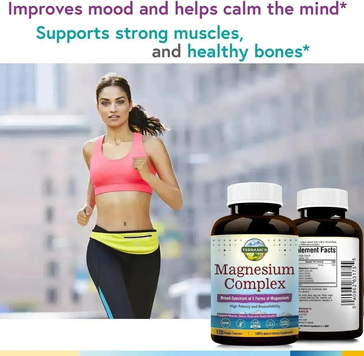 TERRANICS - Terranics 5-in-1 Magnesium Complex 120 Capsulas - The Red Vitamin MX - Suplementos Alimenticios - {{ shop.shopifyCountryName }}