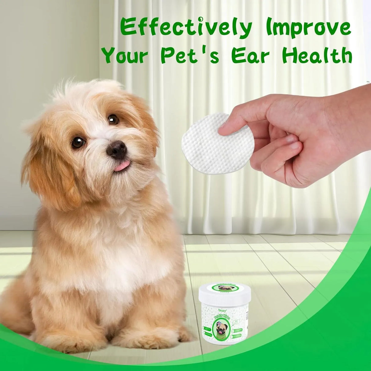 TINIOEY - Tinioey Dog Ear Wipes for Dogs 150 Toallitas - The Red Vitamin MX - Cuidado Del Oído De Perros - {{ shop.shopifyCountryName }}