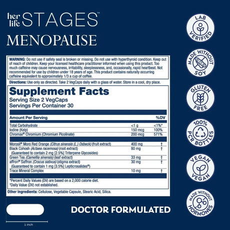 SOLARAY - SOLARAY Menopause her Life Stages 60 Capsulas - The Red Vitamin MX - Suplementos Alimenticios - {{ shop.shopifyCountryName }}