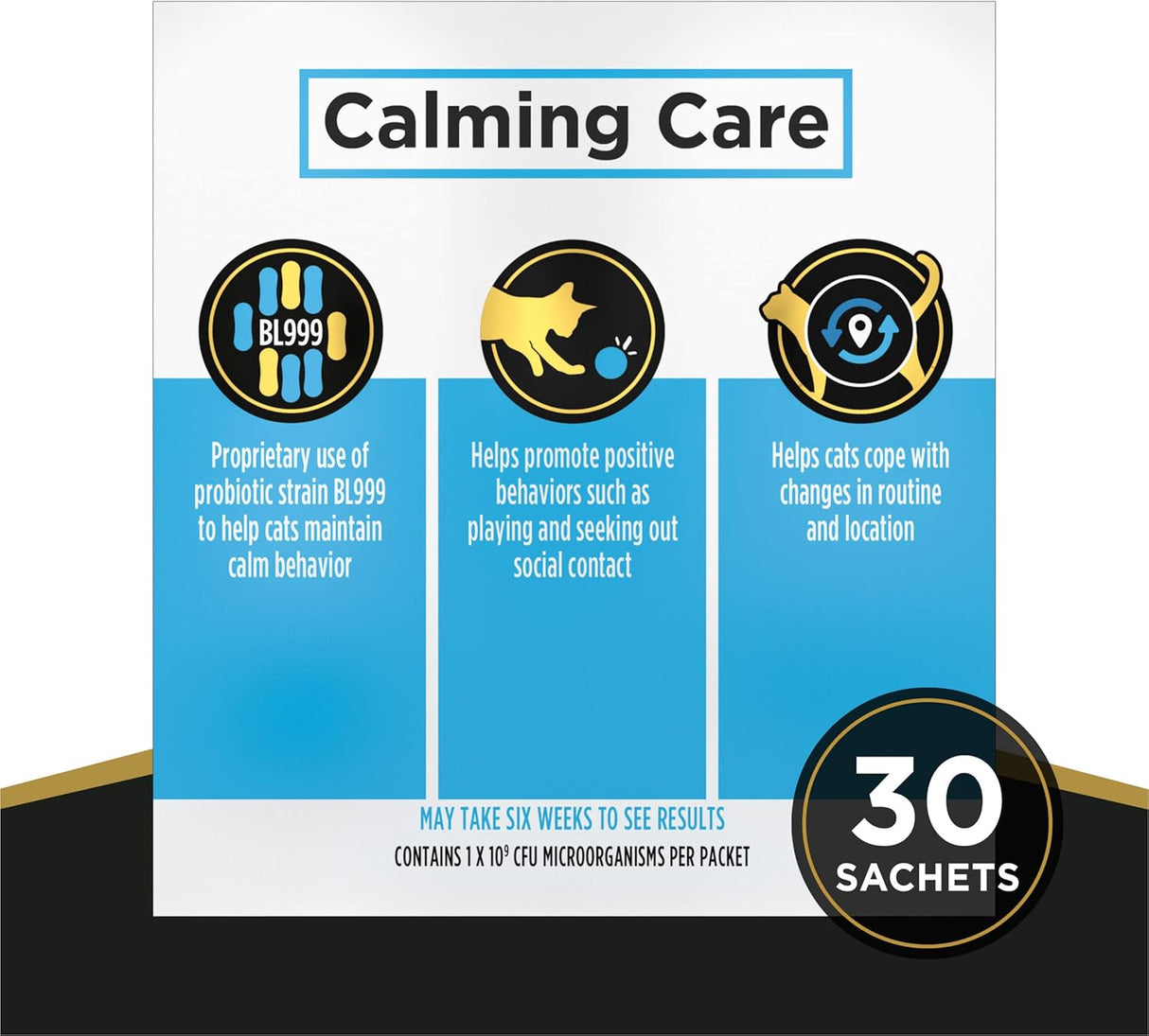 Purina Pro Plan Veterinary Supplements Calming Care Cat 30 Paquetes