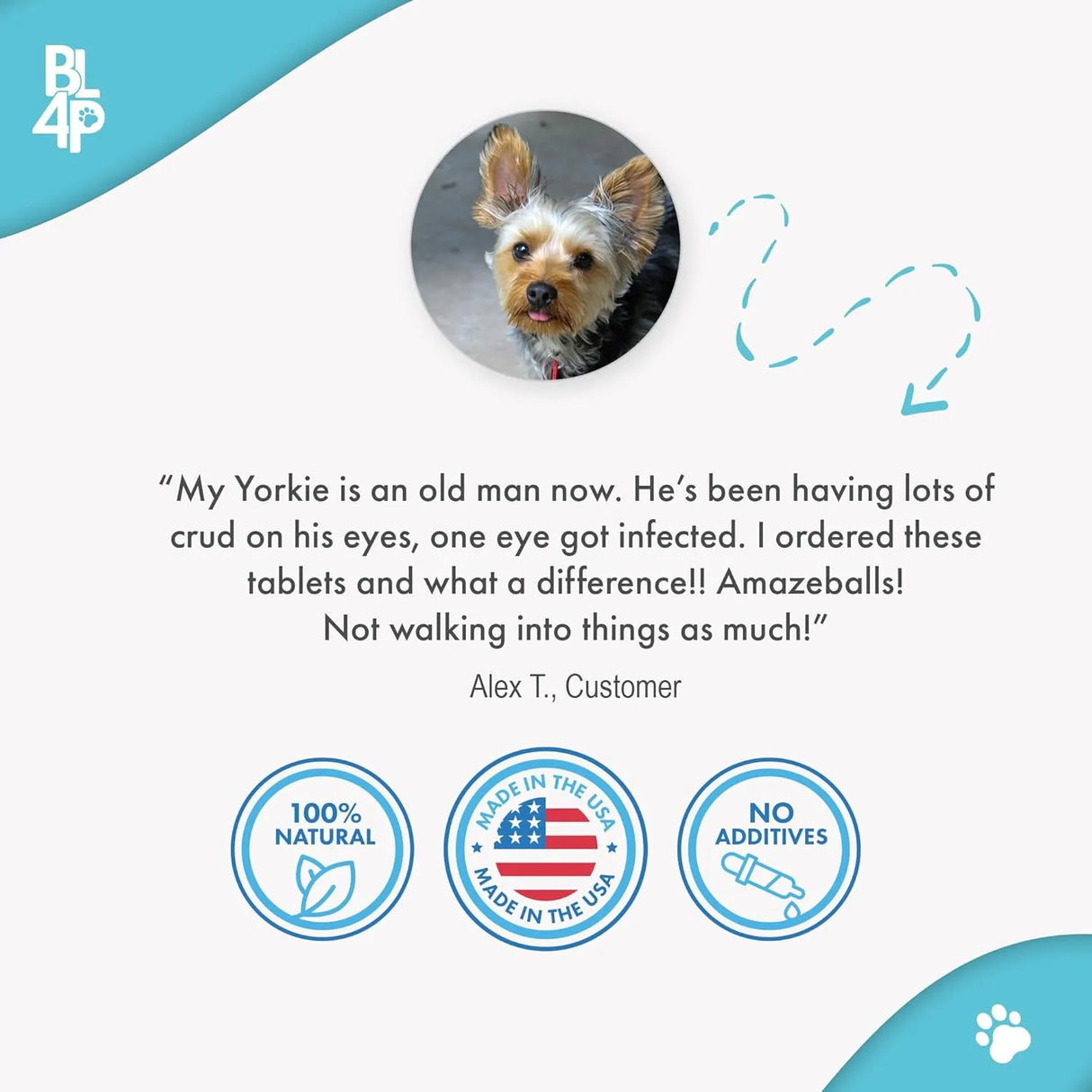 BESTLIFE4PETS - BestLife4Pets Dog Eye Care & Infection Treatment 400 Pastillas - The Red Vitamin MX - Cuidado De Los Ojos De Los Perros - {{ shop.shopifyCountryName }}