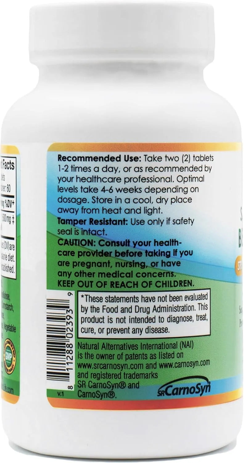 AMERICAN SUPPLEMENTS - American Supplements Sustained Release Beta-Alanine 1600Mg. 120 Tabletas - The Red Vitamin MX - Suplementos Alimenticios - {{ shop.shopifyCountryName }}