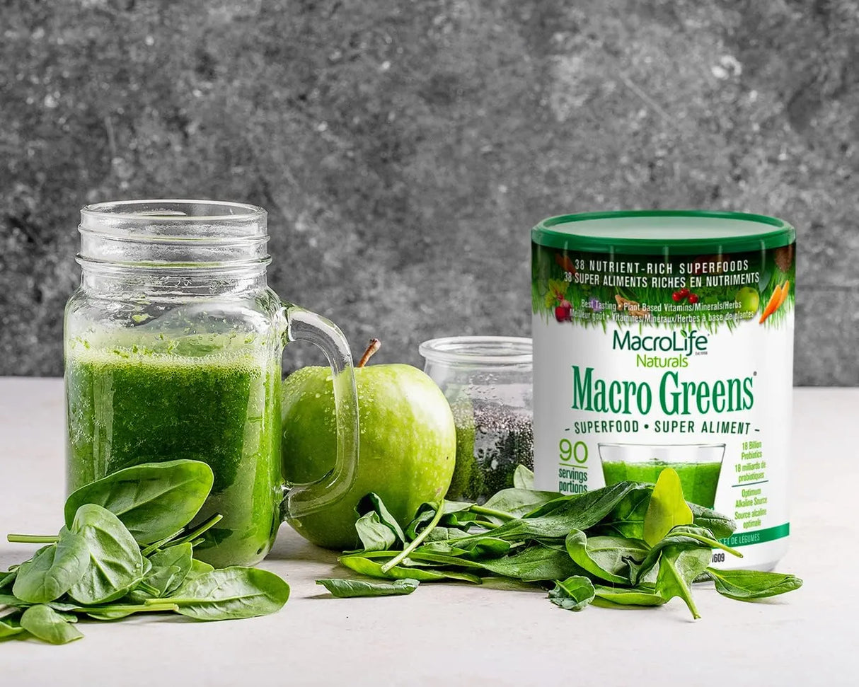 MACROLIFE NATURALS - MacroLife Naturals Macro Greens Powder 90 Servicios 850Gr. - The Red Vitamin MX - Suplementos Alimenticios - {{ shop.shopifyCountryName }}