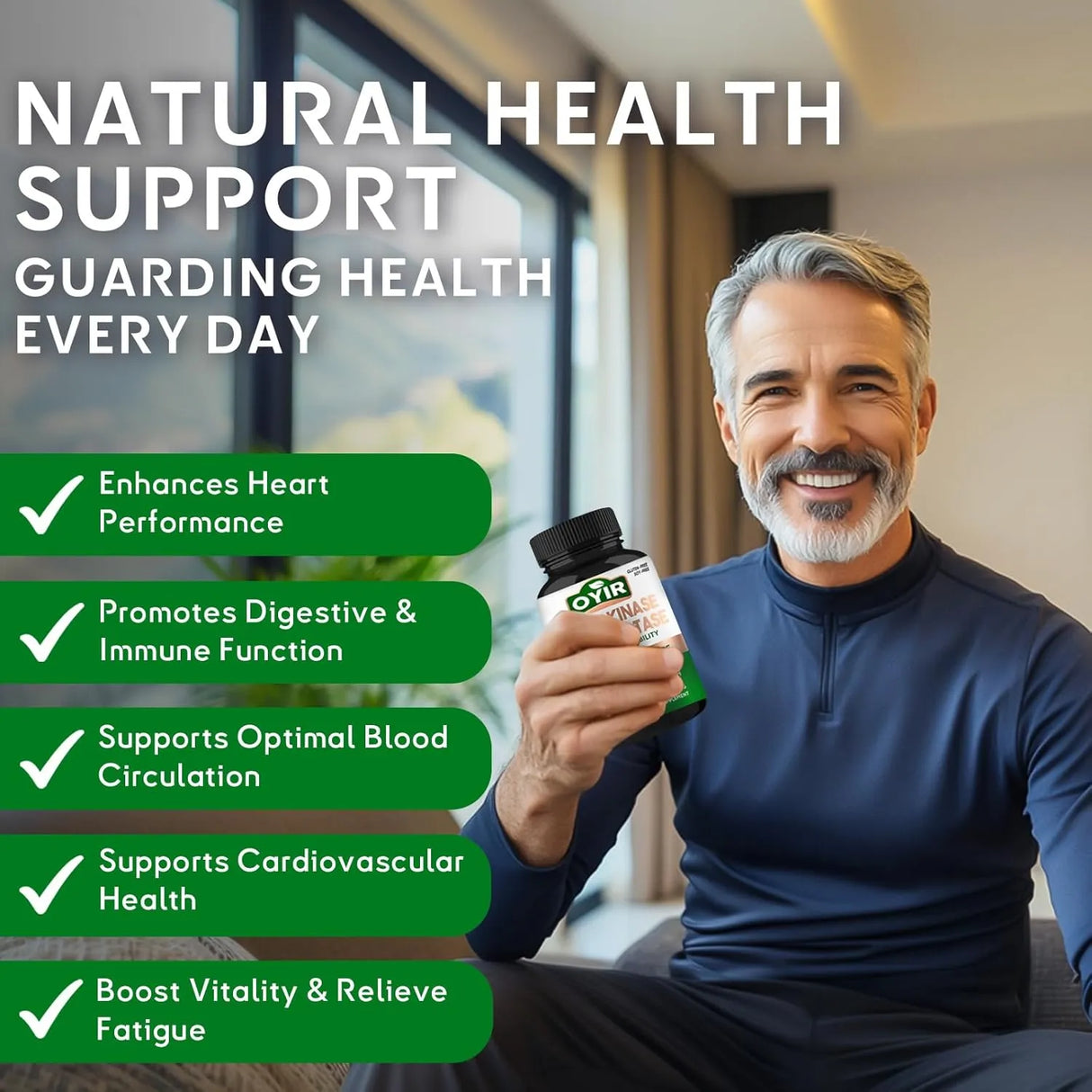 OYIR - OYIR Nattokinase 12,000 FU 120 Capsulas - The Red Vitamin MX - Suplementos Alimenticios - {{ shop.shopifyCountryName }}