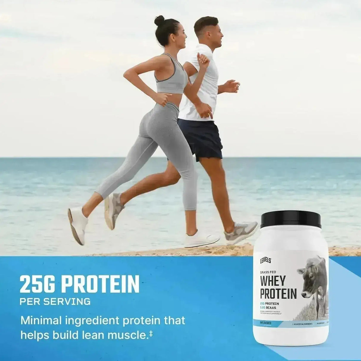 LEVELS - Levels Grass Fed Whey Protein Powder Unflavored 2Lb. - The Red Vitamin MX - Suplementos Alimenticios - {{ shop.shopifyCountryName }}