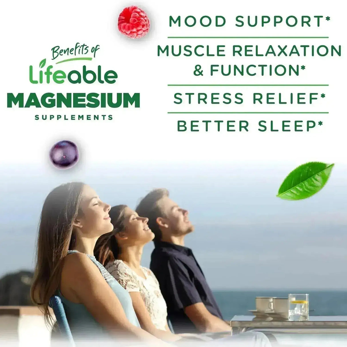 LIFEABLE - Lifeable Magnesium Gummies 900Mg. 90 Gomitas - The Red Vitamin MX - Suplementos Alimenticios - {{ shop.shopifyCountryName }}