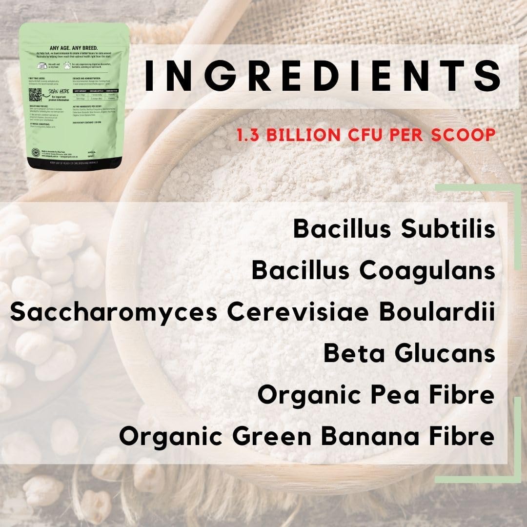 Petz Park Probiotic for Cats & Kittens 60 Servicios 60Gr.