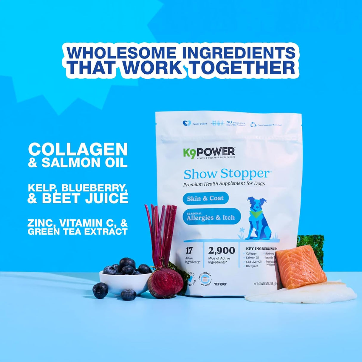 K9 Power Show Stopper for Dogs 454Gr. 2 Pack