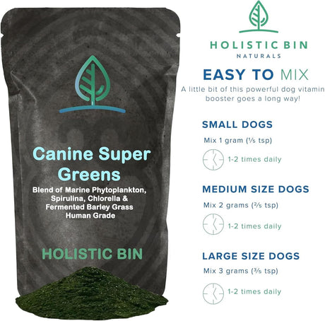 HOLISTIC BIN - HOLISTIC BIN Canine Super Greens 50Gr. - The Red Vitamin MX - Suplementos Herbales Para Perros - {{ shop.shopifyCountryName }}