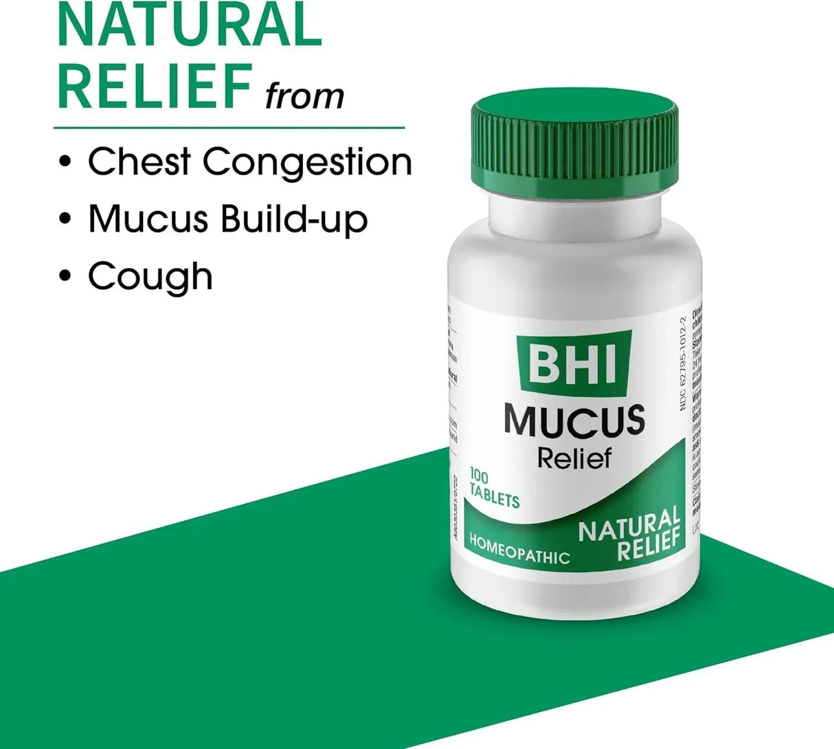 BHI - BHI Mucus Natural Chest Congestion, Cough & Mucus Relief 100 Tabletas - The Red Vitamin MX - Suplementos Alimenticios - {{ shop.shopifyCountryName }}