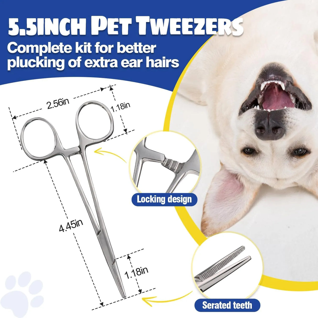 NINIBABIE - Ninibabie Dog Ear Infection Treatment with 5.5inch Ear Hair Removal Tool - The Red Vitamin MX - Cuidado Del Oído De Perros - {{ shop.shopifyCountryName }}