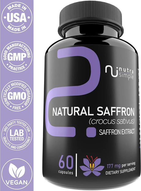 NUTRA SIMPLE - Nutra Simple Saffron 177Mg. 60 Capsulas - The Red Vitamin MX - Suplementos Alimenticios - {{ shop.shopifyCountryName }}