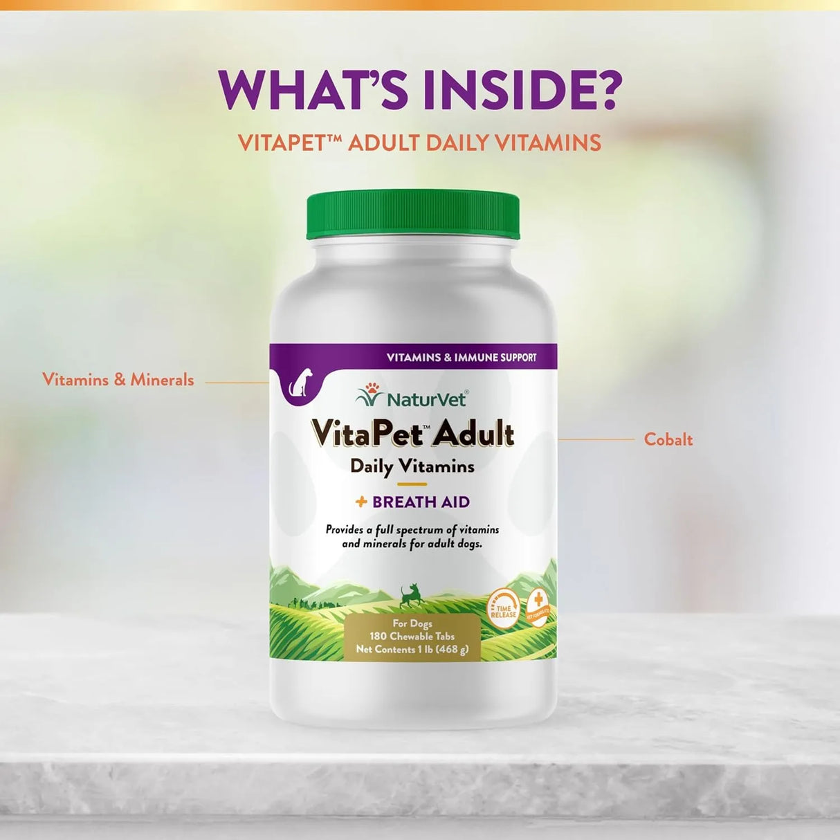 NATURVET - NaturVet VitaPet Adult Daily Vitamins for Dogs 180 Tabletas Masticables - The Red Vitamin MX - Multivitamínicos Para Perros - {{ shop.shopifyCountryName }}