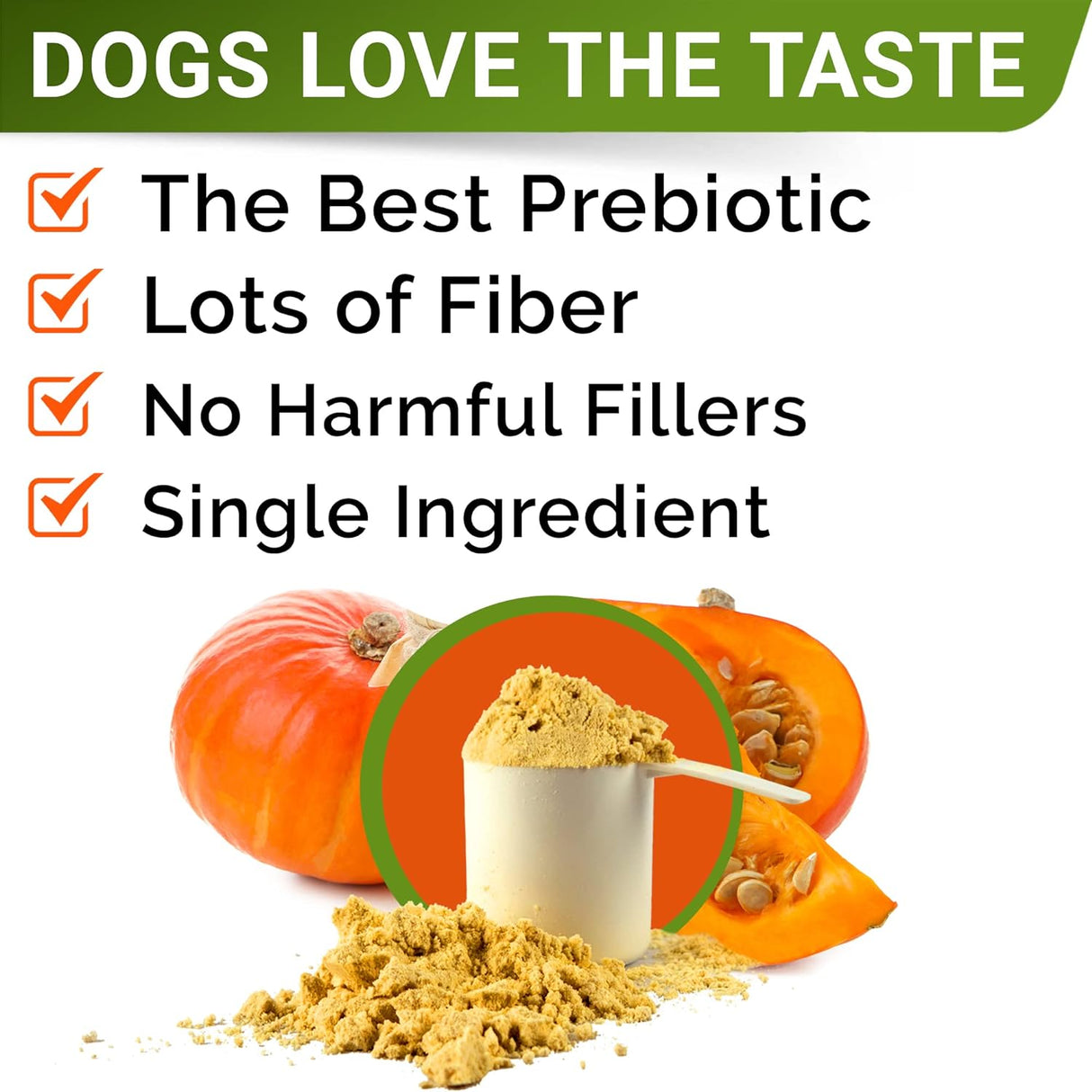 STRELLALAB Pumpkin Powder for Dogs 8 Oz.