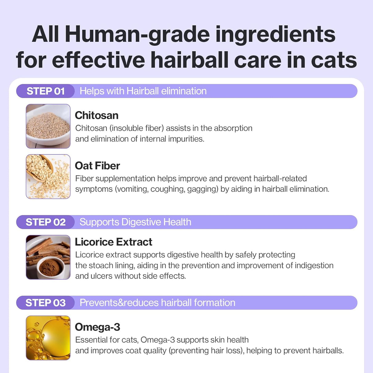 Dr.by HB Care Hairball Supplement for Cats 30 Paquetes