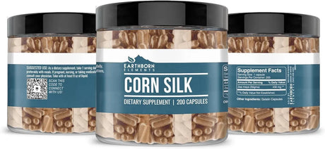 EARTHBORN ELEMENTS - Earthborn Elements Corn Silk Extract 200 Capsulas - The Red Vitamin MX - Suplementos Alimenticios - {{ shop.shopifyCountryName }}