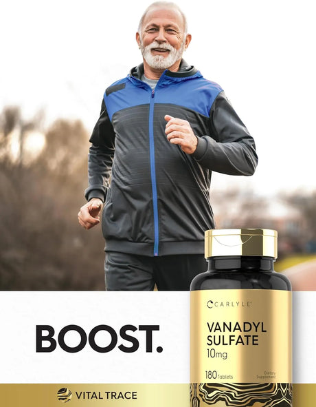 CARLYLE - Carlyle Vanadyl Sulfate 10Mg. 180 Tabletas - The Red Vitamin MX - Suplementos Alimenticios - {{ shop.shopifyCountryName }}