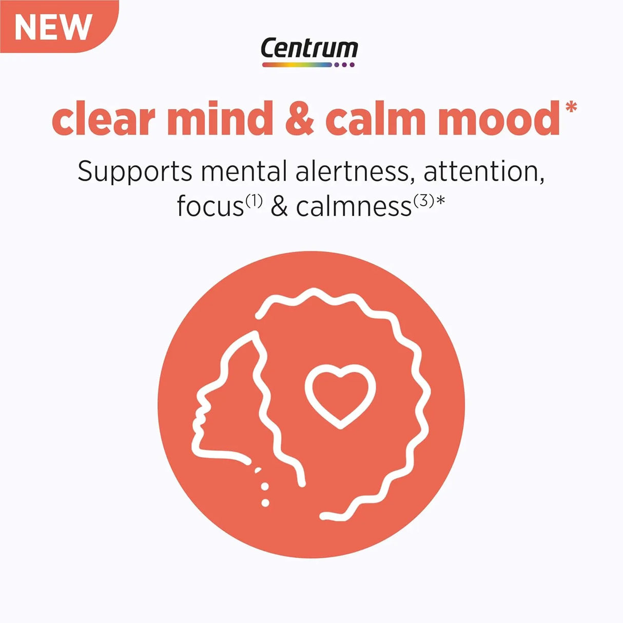 CENTRUM - Centrum Clear Mind and Calm Mood Menopause Support 30 Tabletas - The Red Vitamin MX - Suplementos Alimenticios - {{ shop.shopifyCountryName }}