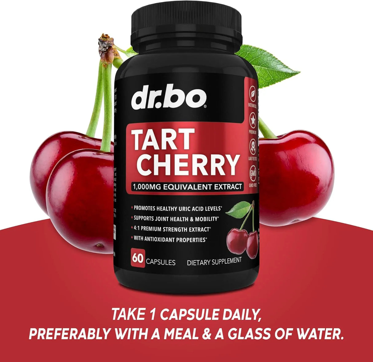 DR. BO - DR. BO Tart Cherry Extract 60 Capsulas - The Red Vitamin MX - Suplementos Alimenticios - {{ shop.shopifyCountryName }}