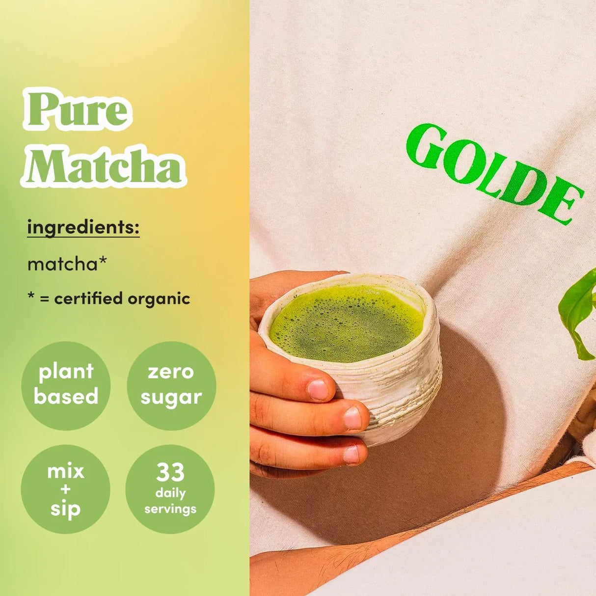 GOLDE - GOLDE Pure Matcha Ceremonial Grade Powder 100Gr. - The Red Vitamin MX - Suplementos Alimenticios - {{ shop.shopifyCountryName }}