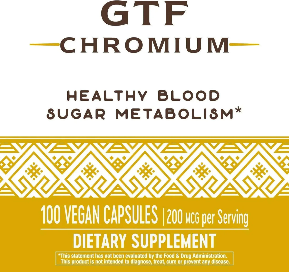NATURE'S WAY - Nature's Way GTF Chromium 200mcg 100 Capsulas - The Red Vitamin MX - Suplementos Alimenticios - {{ shop.shopifyCountryName }}