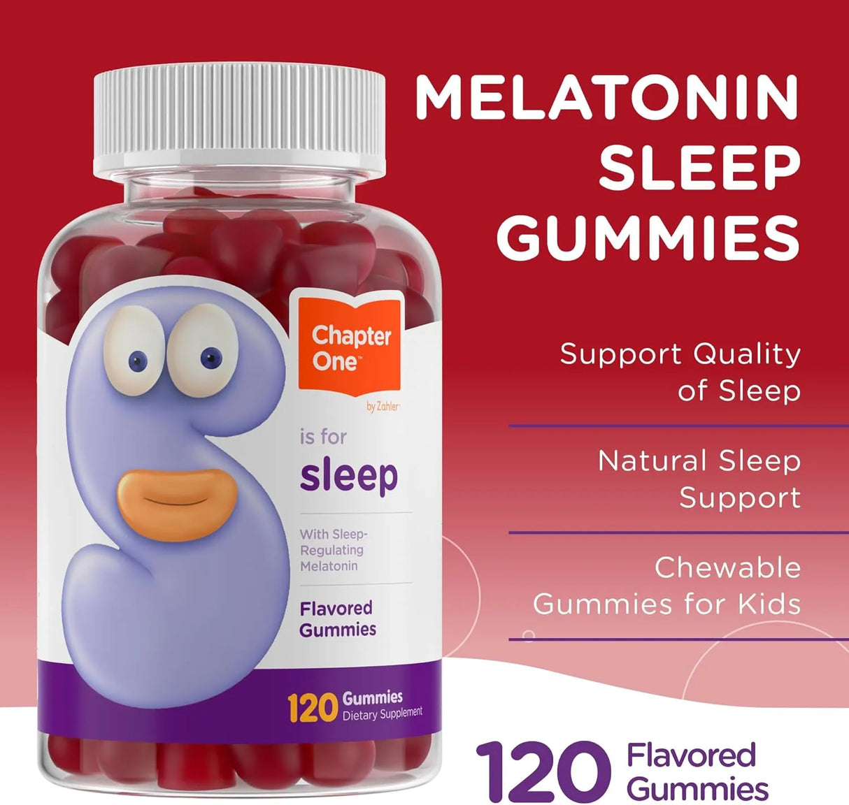 ZAHLER - Zahler Chapter One Sleep Melatonin Gummies for Kids & Adults 2.5Mg. 120 Gomitas - The Red Vitamin MX - Suplementos Alimenticios - {{ shop.shopifyCountryName }}