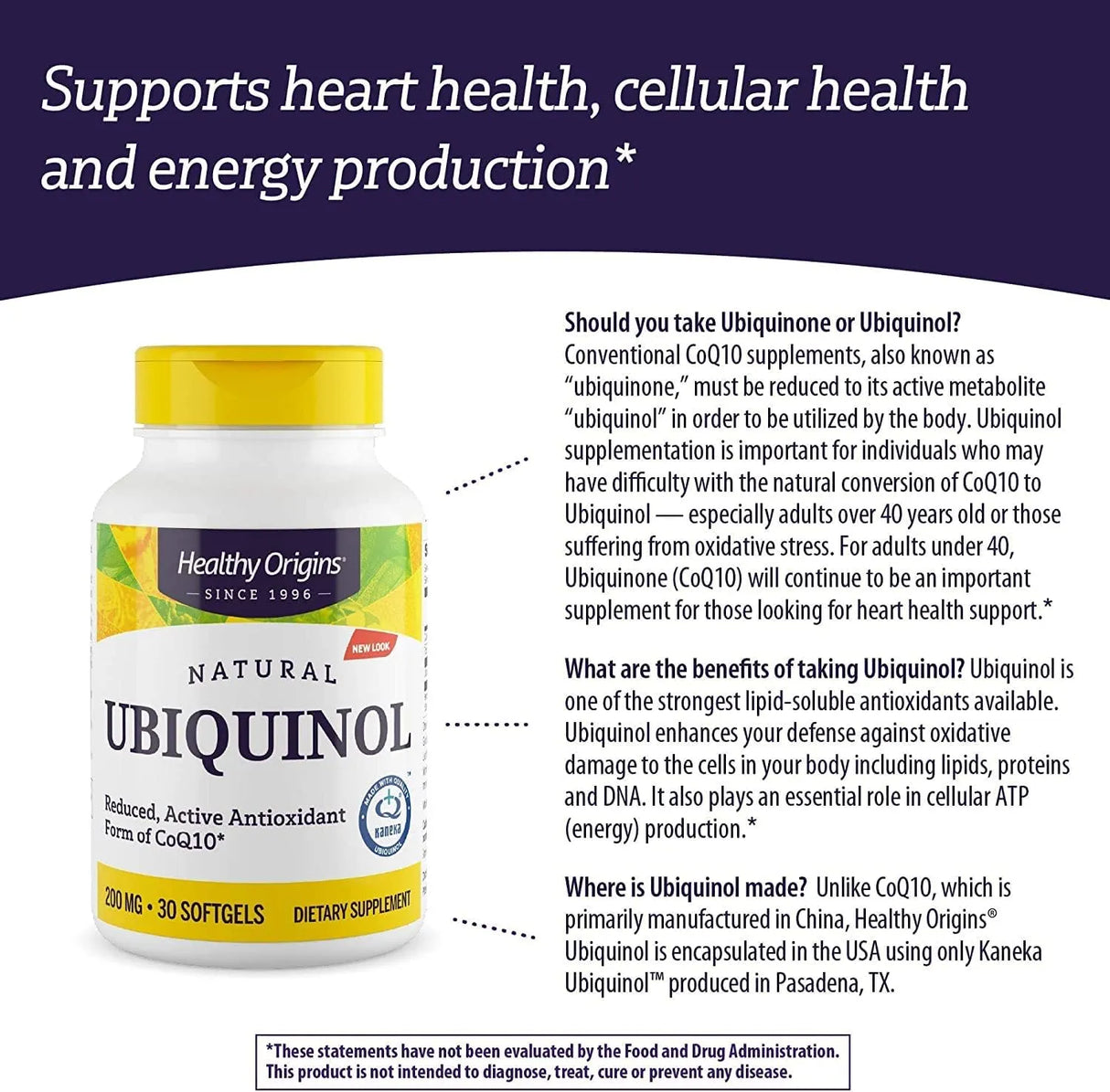 HEALTHY ORIGINS - Healthy Origins Ubiquinol 200Mg. 30 Capsulas Blandas - The Red Vitamin MX - Suplementos Alimenticios - {{ shop.shopifyCountryName }}