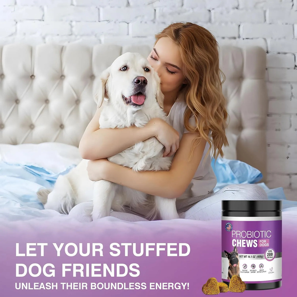 TTLXRL - TTLXRL Probiotics for Dogs 200 Tabletas Masticables - The Red Vitamin MX - Probióticos Para Perros - {{ shop.shopifyCountryName }}