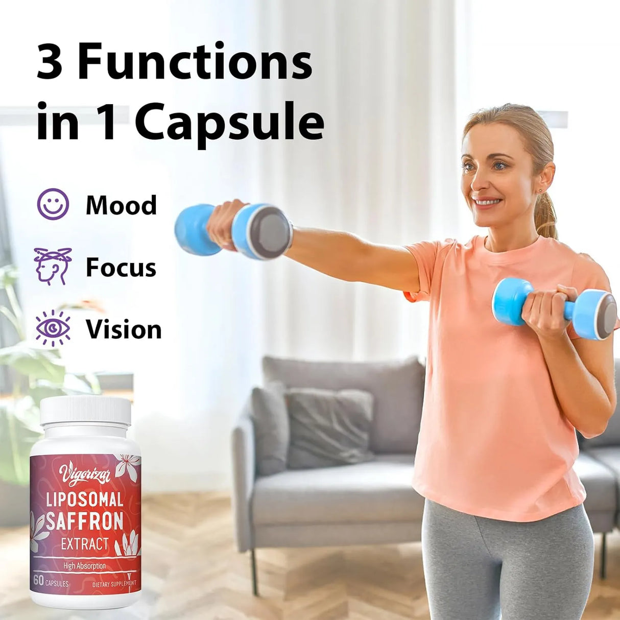 VIGORIZAR - Vigorizar Liposomal Saffron 60 Capsulas 2 Pack - The Red Vitamin MX - Suplementos Alimenticios - {{ shop.shopifyCountryName }}