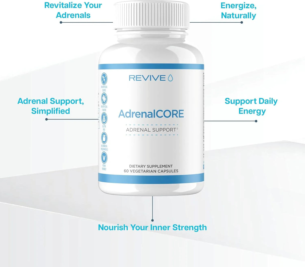 REVIVE - Revive MD Adrenal Support 60 Capsulas - The Red Vitamin MX - Suplementos Alimenticios - {{ shop.shopifyCountryName }}