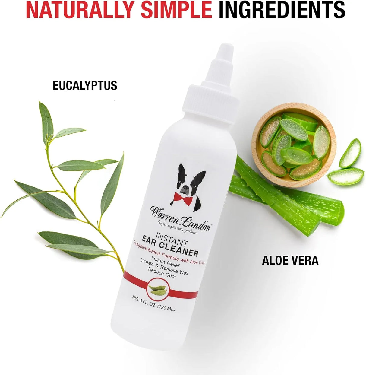 WARREN LONDON - Warren London Instant Ear Cleaner for Cat & Dog 4 Fl.Oz. - The Red Vitamin MX - Cuidado Del Oído De Perros - {{ shop.shopifyCountryName }}