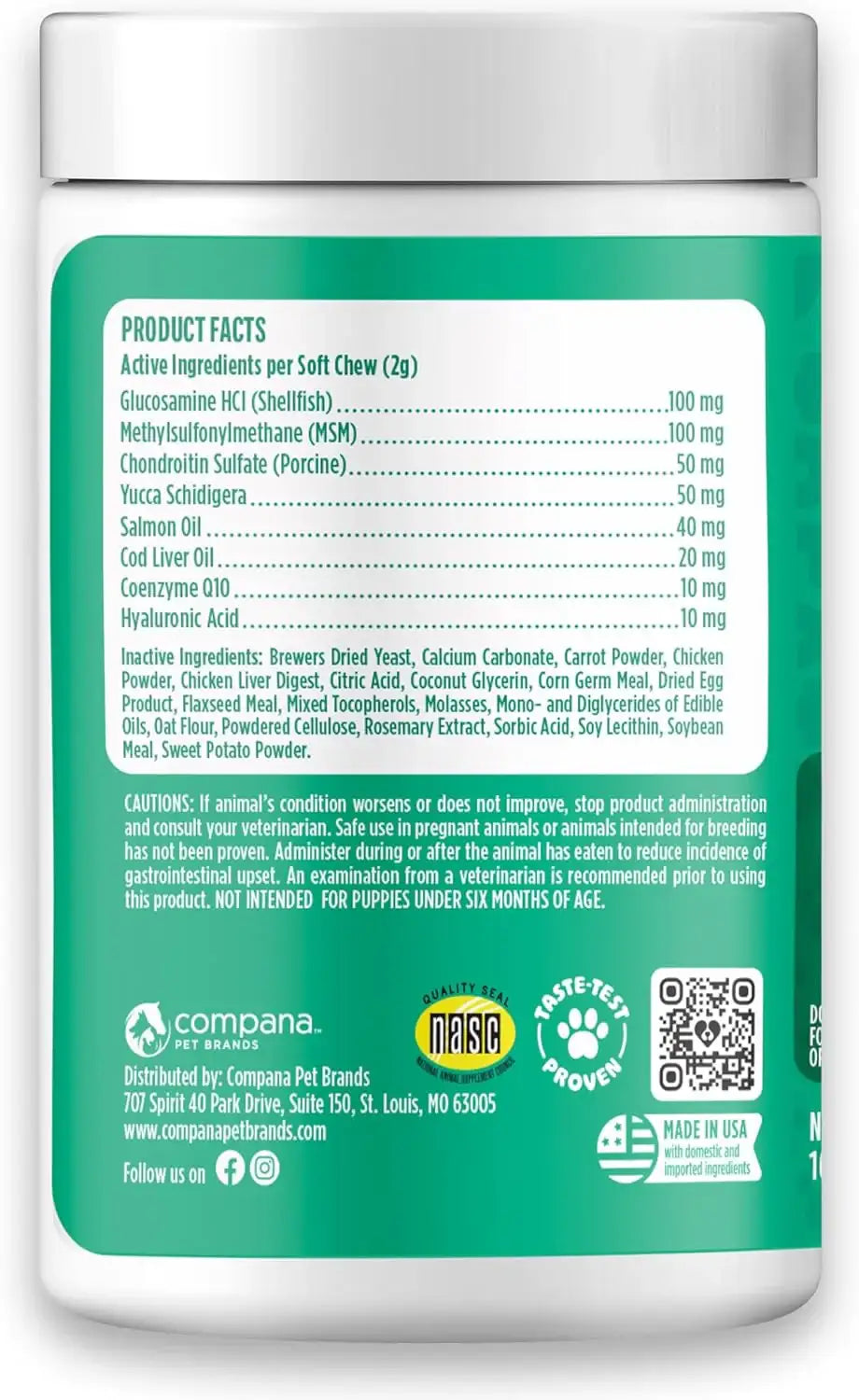 DOGGIE DAILIES - Doggie Dailies Daily Joint Care Glucosamine for Dogs Chicken 225 Masticables - The Red Vitamin MX - Cuidado De Cadera Y Articulaciones Para Perros - {{ shop.shopifyCountryName }}