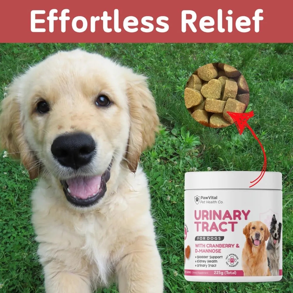 PAWVITAL - PawVital Cranberry Dog UTI Chews with D Mannose 90 Masticables - The Red Vitamin MX - Salud De Tracto Urinario Para Perros - {{ shop.shopifyCountryName }}