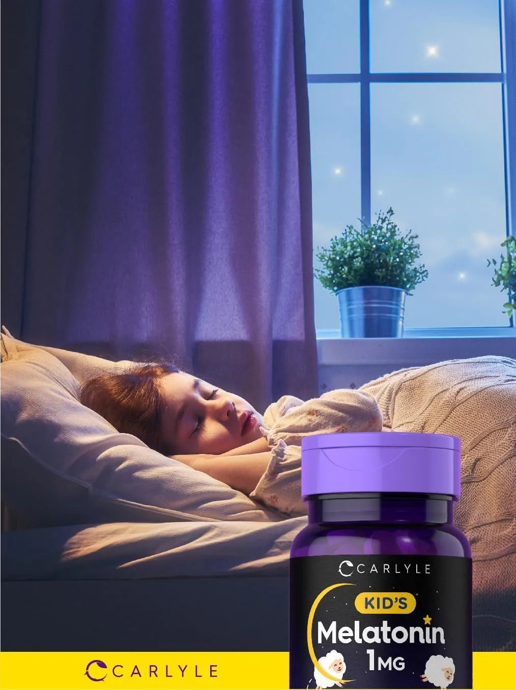 CARLYLE - Carlyle Kids Melatonin 1Mg. 120 Tabletas Masticables - The Red Vitamin MX - Suplementos Alimenticios - {{ shop.shopifyCountryName }}