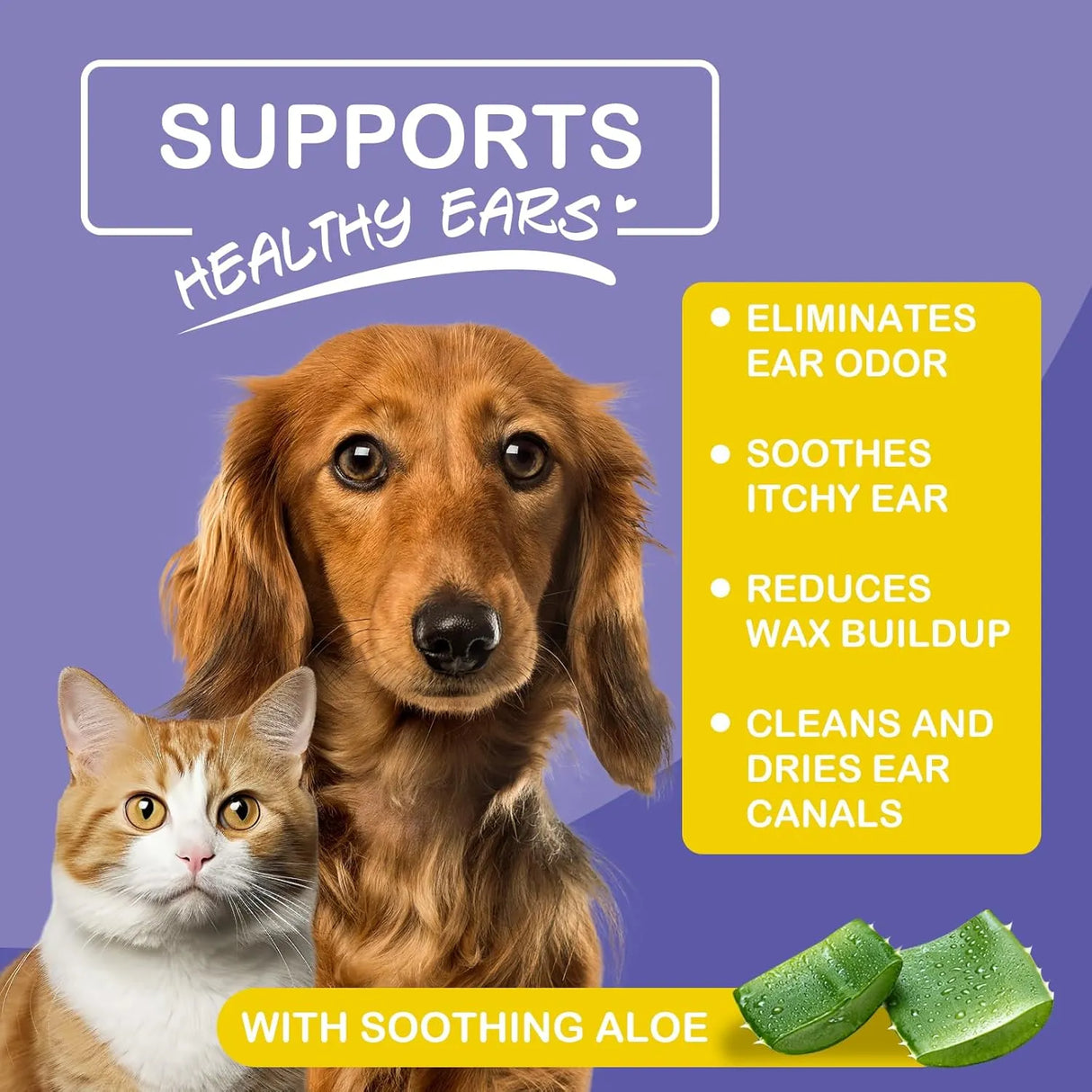 LISVEORY - Lisveory Pet Ear Cleaning Finger Wipes for Dogs & Cats 100 Toallitas - The Red Vitamin MX - Cuidado Del Oído De Perros - {{ shop.shopifyCountryName }}