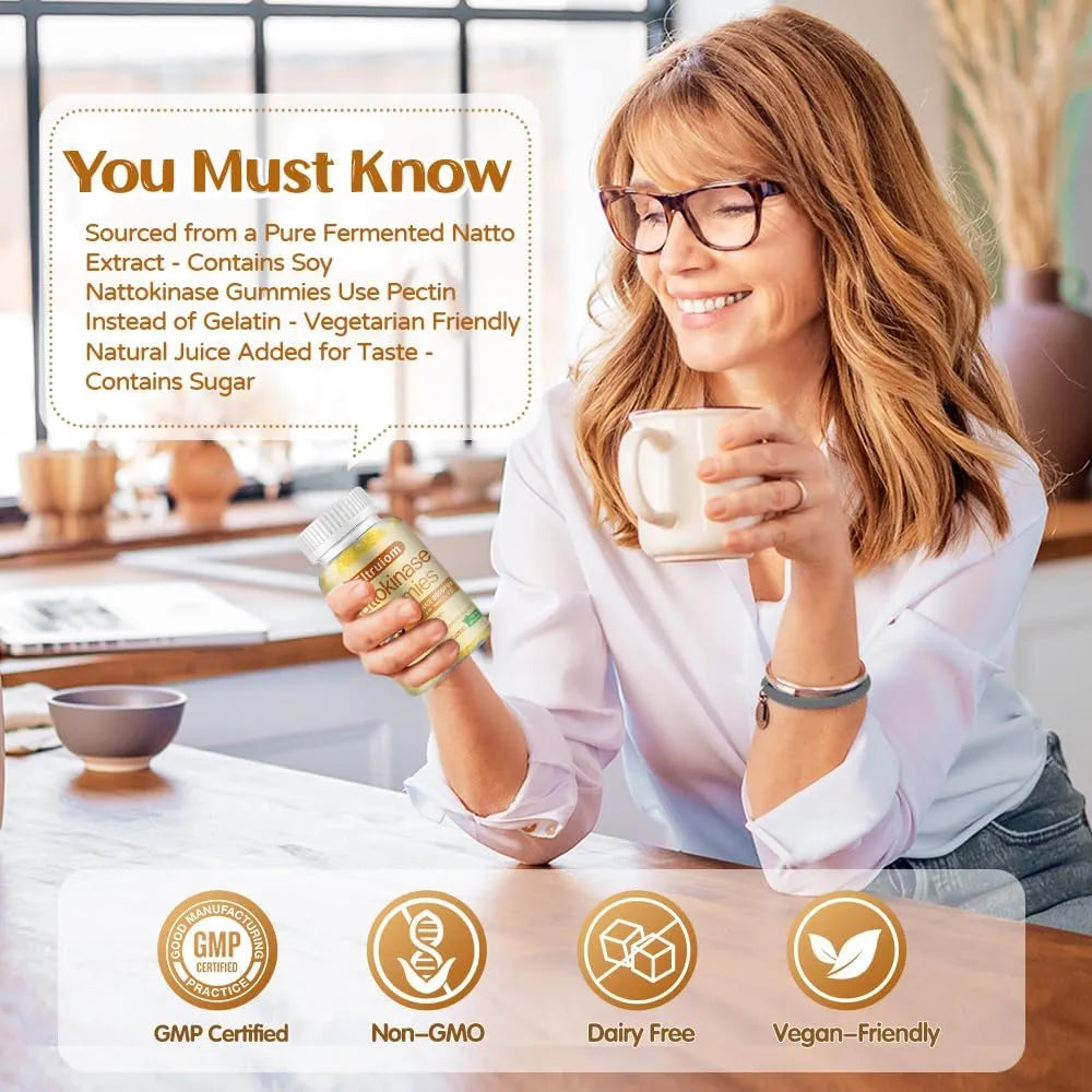 IIETRUIOM - IIEltruiom Nattokinase 8,000 FU Gummies 60 Gomitas - The Red Vitamin MX - Suplementos Alimenticios - {{ shop.shopifyCountryName }}