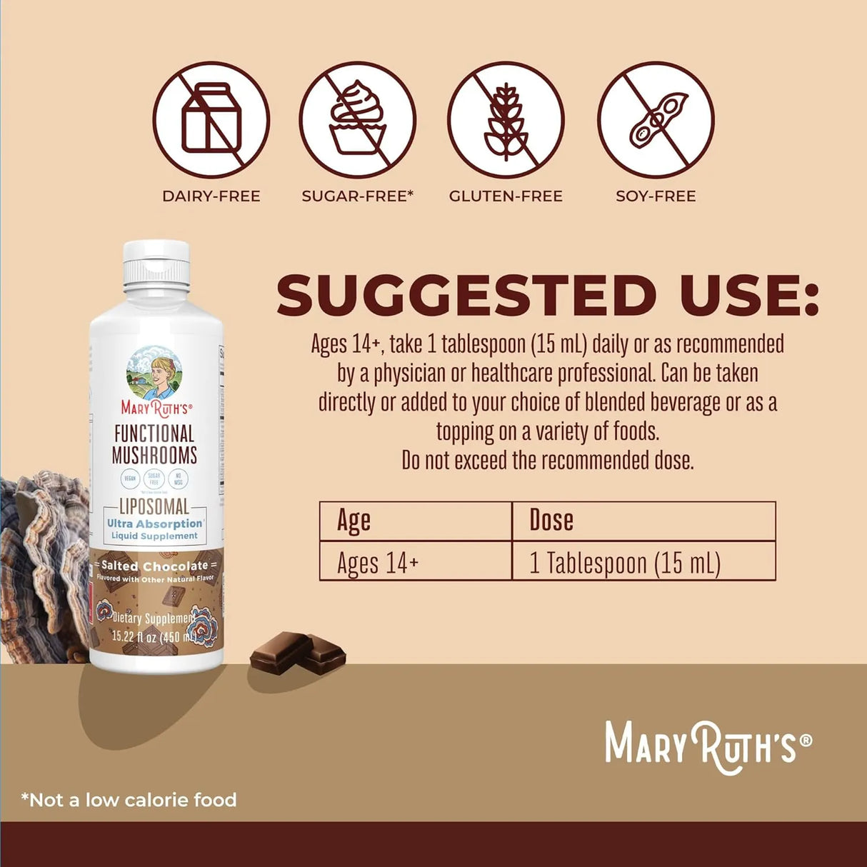 MARY RUTH ORGANICS - MaryRuth Organics Functional Mushrooms 450Ml. - The Red Vitamin MX - Suplementos Alimenticios - {{ shop.shopifyCountryName }}