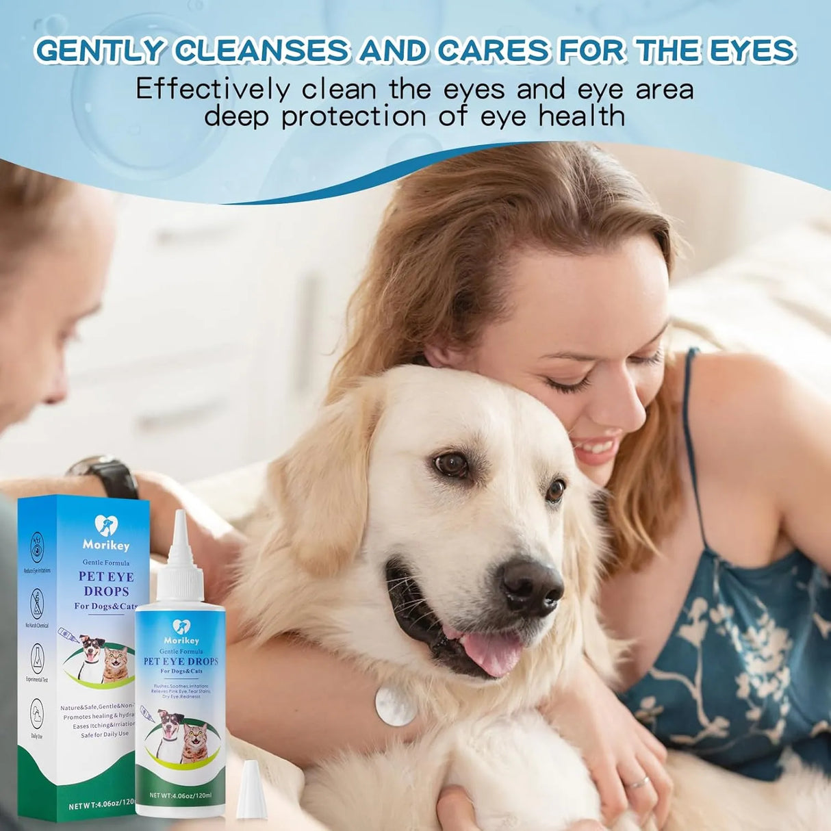MORIKEY - Morikey Pet Eye Drops 120Ml. - The Red Vitamin MX - Cuidado De Los Ojos De Los Perros - {{ shop.shopifyCountryName }}