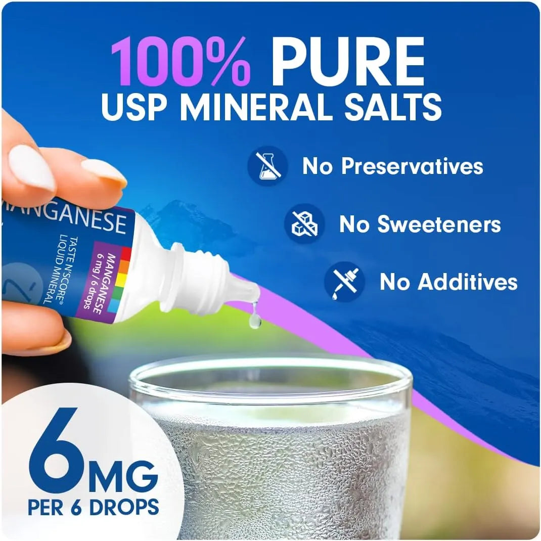 SENSEABLE SUPPLEMENTS - SENSEable Supplements Taste N' Score Manganese Liquid Ionic Mineral 2 Fl.Oz. - The Red Vitamin MX - Suplementos Alimenticios - {{ shop.shopifyCountryName }}