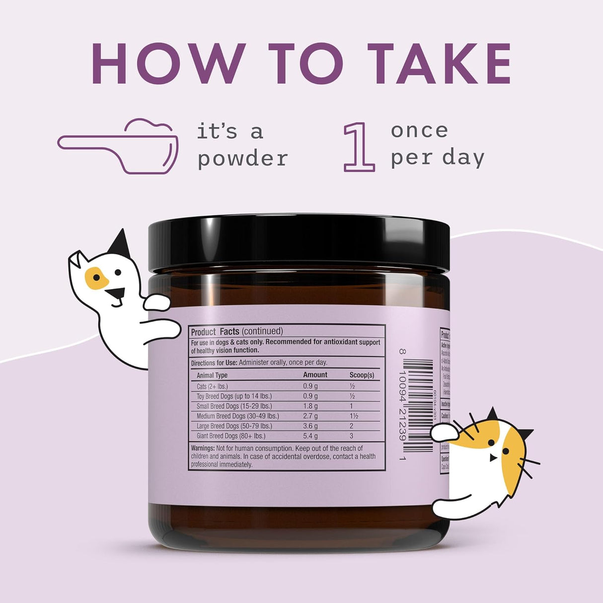 Dr. Mercola Eye Support For Cats and Dogs 180Gr.