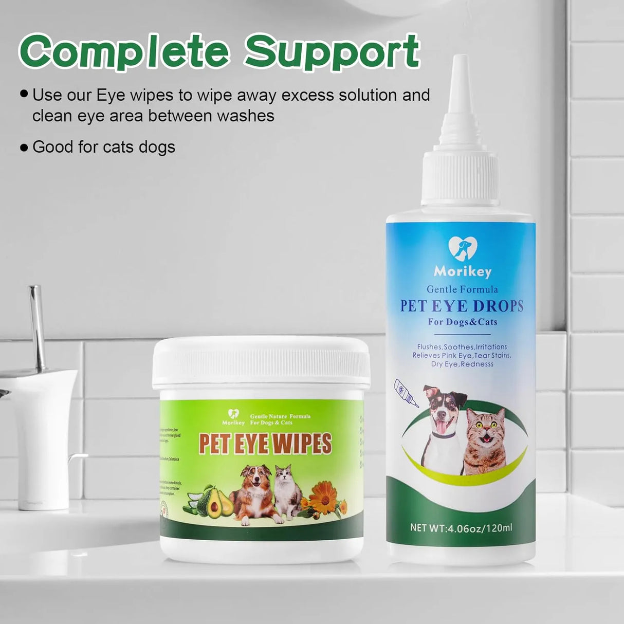 MORIKEY - Morikey Pet Eye Drops 120Ml. - The Red Vitamin MX - Cuidado De Los Ojos De Los Perros - {{ shop.shopifyCountryName }}