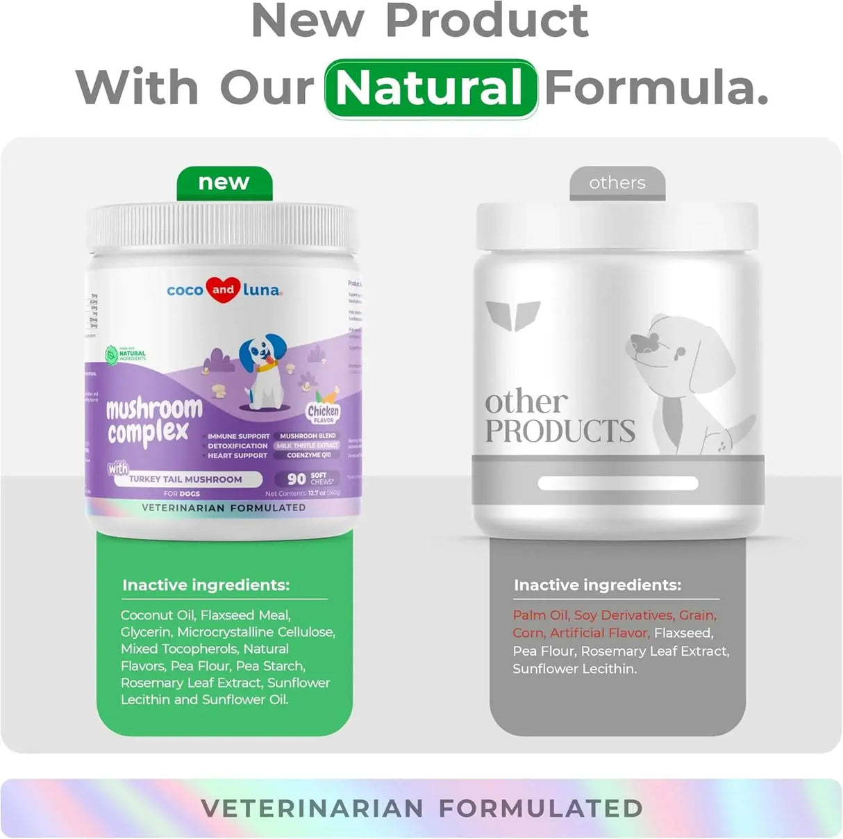COCO AND LUNA - Coco and Luna Mushroom Complex for Dogs 90 Masticables - The Red Vitamin MX - Suplementos Herbales Para Perros - {{ shop.shopifyCountryName }}