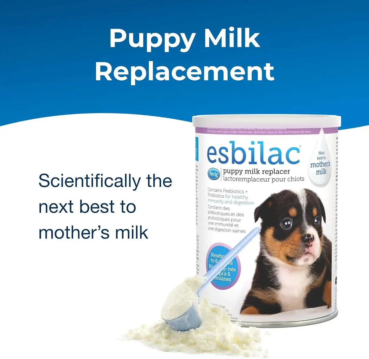 PETAG - Pet-Ag Esbilac Puppy Milk Replacer Powder Newborn to Six Weeks Old 340Gr. - The Red Vitamin MX - Sustitutos De Leche Para Perros - {{ shop.shopifyCountryName }}