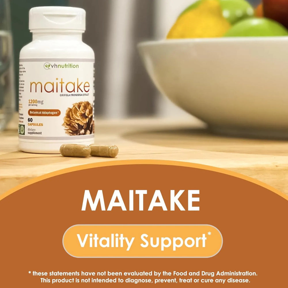 VH NUTRITION - VH Nutrition MAITAKE 1200Mg. 60 Capsulas - The Red Vitamin MX - Suplementos Alimenticios - {{ shop.shopifyCountryName }}