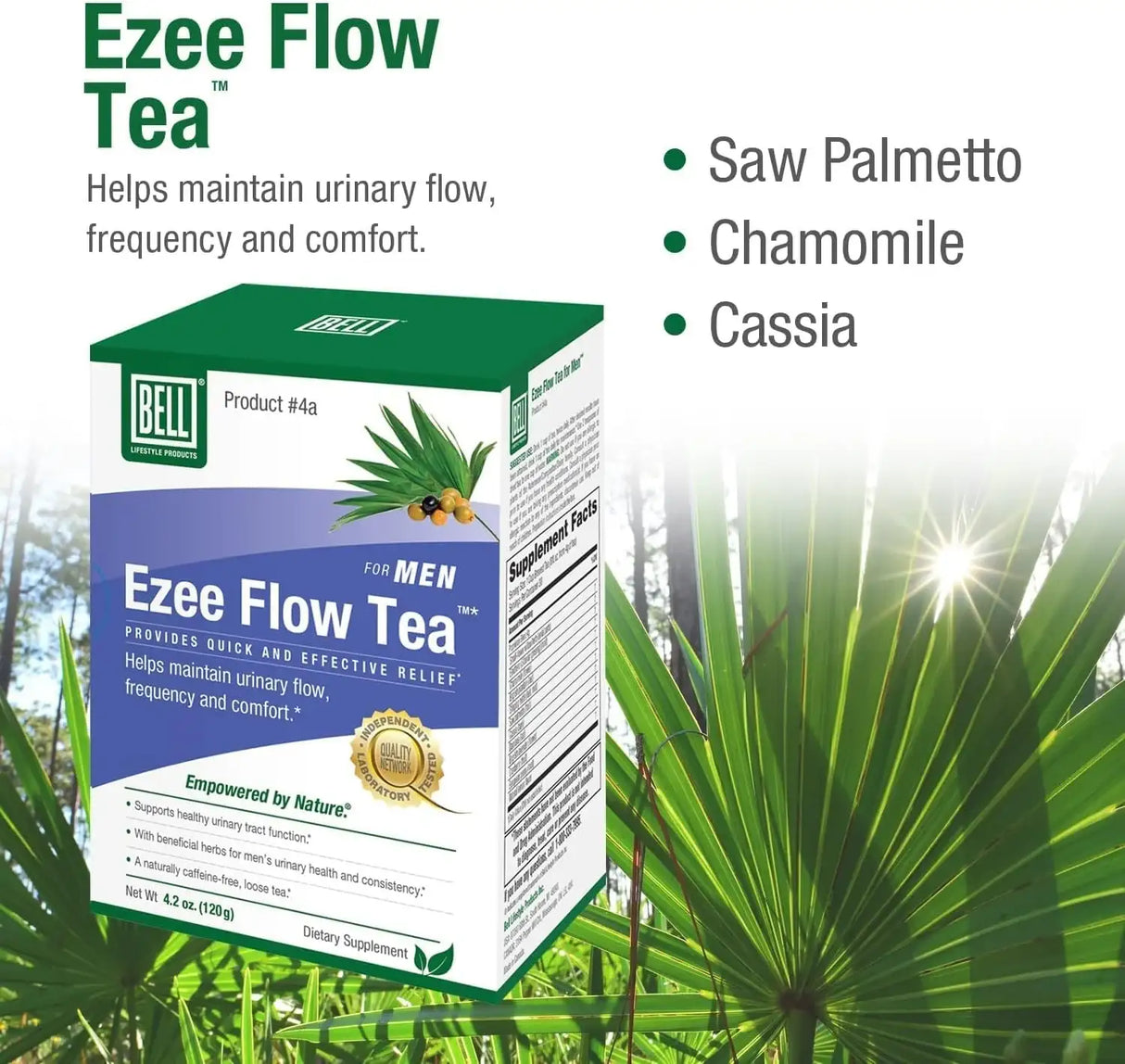 BELL - Bell Ezee Flow Urinary Support Tea for Men 120Gr. 2 Pack - The Red Vitamin MX - Suplementos Alimenticios - {{ shop.shopifyCountryName }}